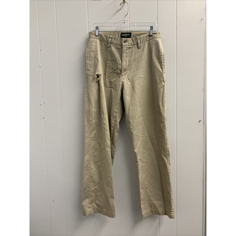 Eddie Bauer Pants Men's 31 Khaki Beige Hiking Outdoor Cargo Vintage‎ Utility